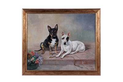 Lot 729 - Mabel Gear - Time for a walk | oil
