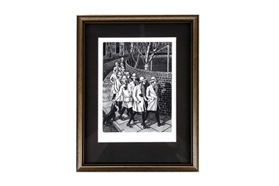 Lot 747 - Tirzah Garwood - The Crocodile | wood engraving