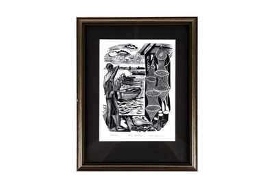 Lot 748 - John O'Connor - Boy Bathing | wood engraving