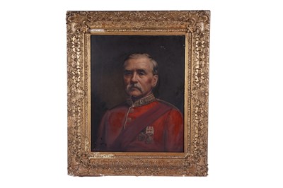 Lot 501 - John Horsburgh - Portrait of a British Miitary Officer with Indian Mutiny Medal and Lucknow clasps