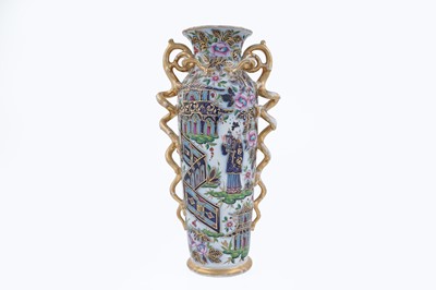 Lot 923 - A French porcelain vase