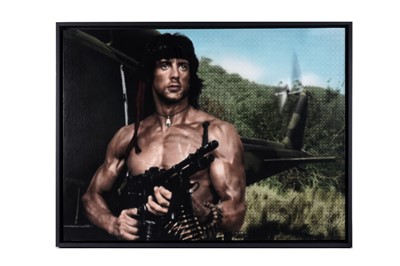 Lot 751 - Nick Holdsworth - Rambo | mixed media