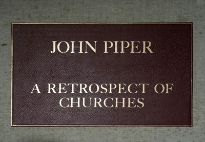 Lot 286 - John Piper - Eight signed prints from 'A Retrospect of Churches' | lithographs