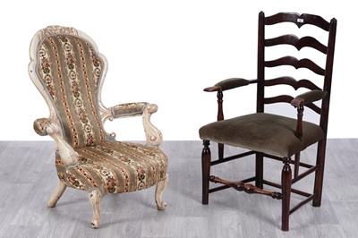 Lot 53 - Two armchairs