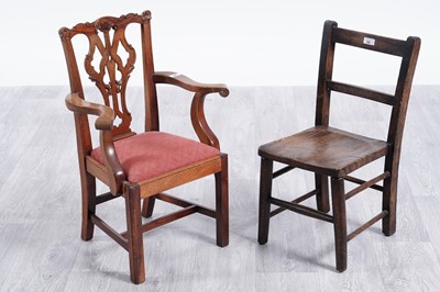 Lot 30 - Two child's chairs