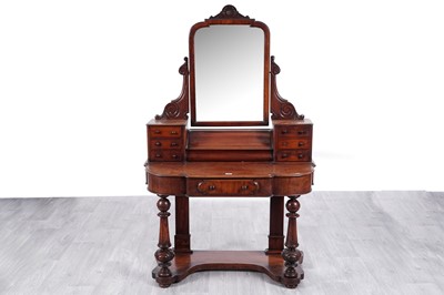 Lot 15 - A Victorian mahogany dressing table