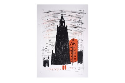 Lot 762 - John Edgerton Christmas Piper - St Nicholas, Liverpool | lithograph