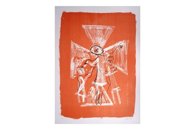 Lot 764 - John Edgerton Christmas Piper - North Grimstone, Yorkshire (East Riding) | lithograph