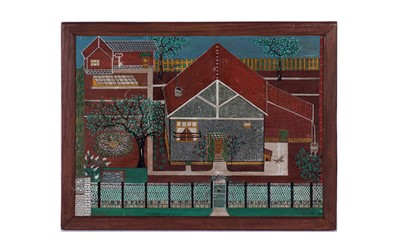 Lot 713 - Eugene * - Farmhouse with outbuilding | oil