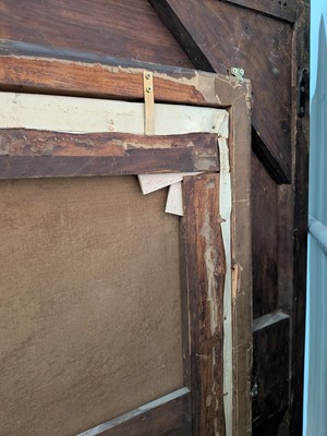 Lot 258 - Louis Bosworth Hurt - Highland Cattle watering in a Mountain Glen | oil