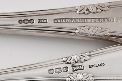 Lot 248 - An Elizabeth II silver canteen of flatware and cutlery