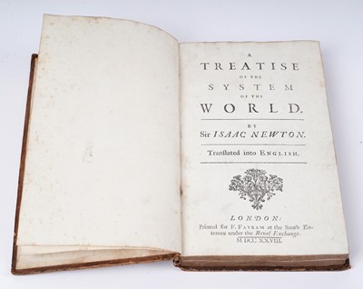 Lot 126 - A Treatise Of The System Of The World by Sir Isaac Newton