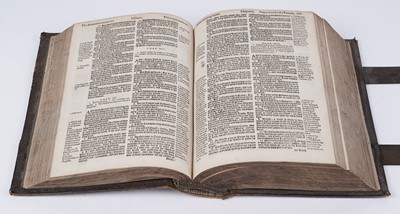 Lot 105 - Robert Barker's Bible | 1615