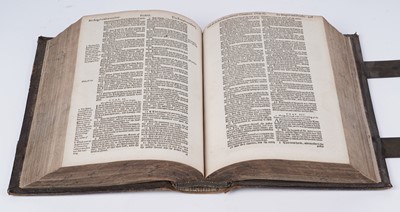 Lot 105 - Robert Barker's Bible | 1615