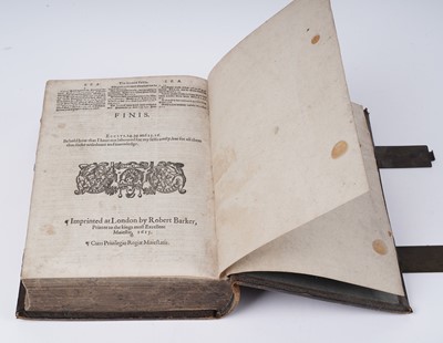 Lot 105 - Robert Barker's Bible | 1615