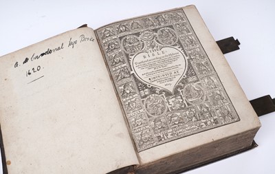 Lot 105 - Robert Barker's Bible | 1615