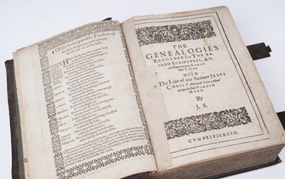 Lot 105 - Robert Barker's Bible | 1615