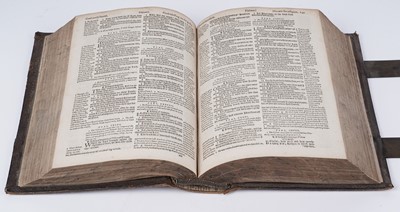 Lot 105 - Robert Barker's Bible | 1615