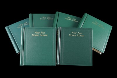Lot 483 - Commonwealth stamps: six New Age Queen Elizabeth II albums