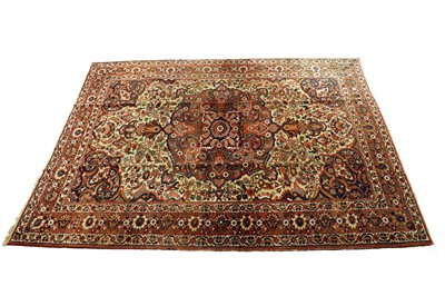 Lot 984 - An antique Persian hand-made Bakhtiar carpet