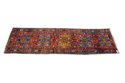 Lot 985 - An antique Persian hand-made Karajeh runner