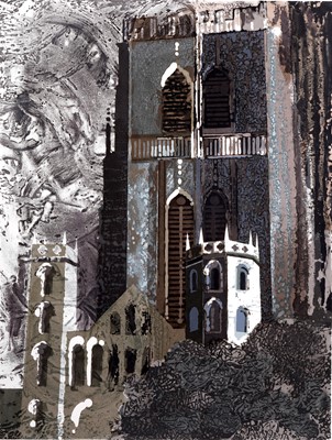Lot 705 - Norman Wade - Cathedral (3) | lithograph