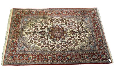 Lot 997 - A Persian hand-made Isfahan carpet