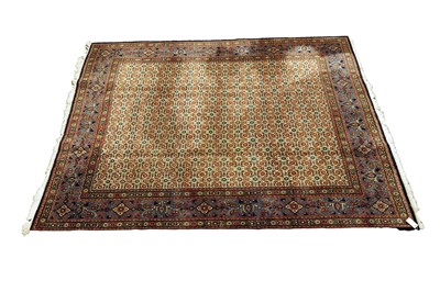 Lot 998 - A Persian hand-made Moud rug