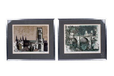 Lot 311 - Norman Wade - Two Durham views | lithographs