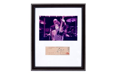 Lot 227 - Lou Reed signed ticket