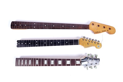 Lot 132 - Three guitar necks