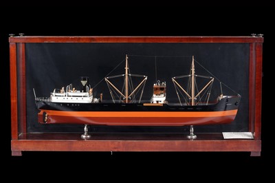 Lot 613 - A good quality shipbuilders scale model of the steam ship ‘Rudolf’