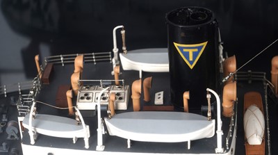 Lot 613 - A good quality shipbuilders scale model of the steam ship ‘Rudolf’
