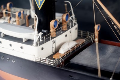 Lot 613 - A good quality shipbuilders scale model of the steam ship ‘Rudolf’