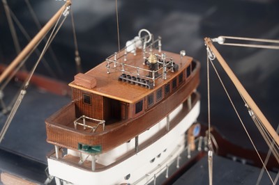 Lot 613 - A good quality shipbuilders scale model of the steam ship ‘Rudolf’