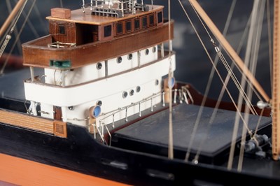 Lot 613 - A good quality shipbuilders scale model of the steam ship ‘Rudolf’