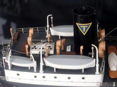 Lot 613 - A good quality shipbuilders scale model of the steam ship ‘Rudolf’