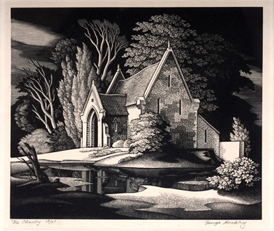 Lot 268 - George Mackley - The Chantry | wood engraving