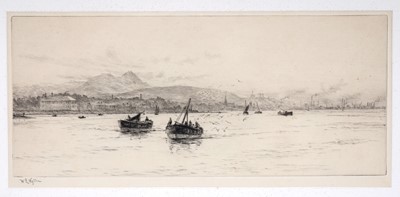 Lot 224 - William Lionel Wyllie - Leith Docks, Edinburgh | etching