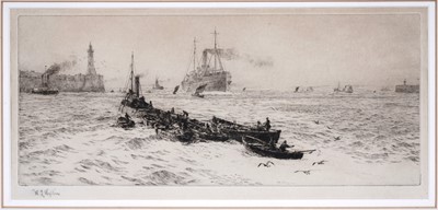 Lot 227 - William Lionel Wyllie - Tynemouth | etching