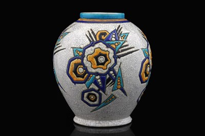 Lot 368 - Charles Catteau for Keramis Boch Frères: a globular vase