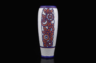 Lot 370 - Charles Catteau for Keramis Boch Frères: a tall vase