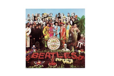 Lot 428 - Peter Blake: Sgt Pepper's Lonely Hearts Club Band Pierre Optique Apple Corps signed print