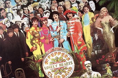 Lot 428 - Peter Blake: Sgt Pepper's Lonely Hearts Club Band Pierre Optique Apple Corps signed print