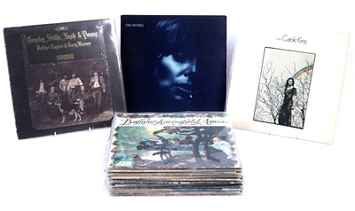 Lot 255 - Vinyl records by Joni Mitchel and others