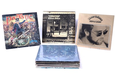 Lot 262 - Vinyl albums by Elton John