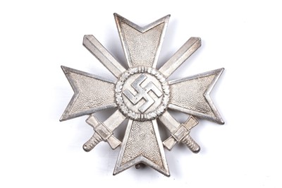 Lot 751 - German WWII War Merit Cross, 1st Class Combatant's badge