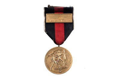 Lot 971 - German Third Reich period 1st October 1938 Czechoslovakia Annexation Medal with Prague Castle Bar