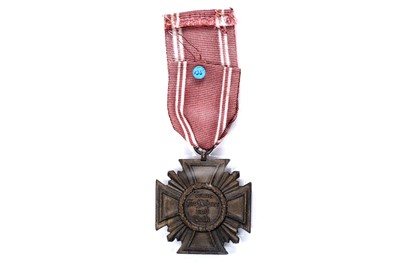 Lot 973 - A display of three German Third Reich Long Service Awards of the NSDAP
