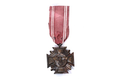 Lot 973 - A display of three German Third Reich Long Service Awards of the NSDAP